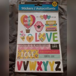 Love themed stickers